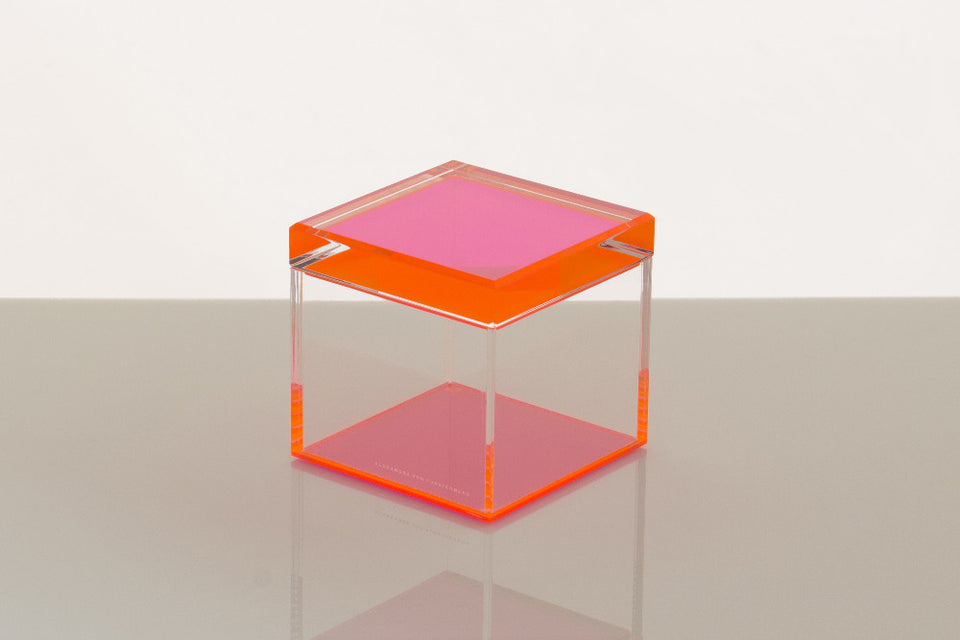 Cubic Treasure Box in Pink