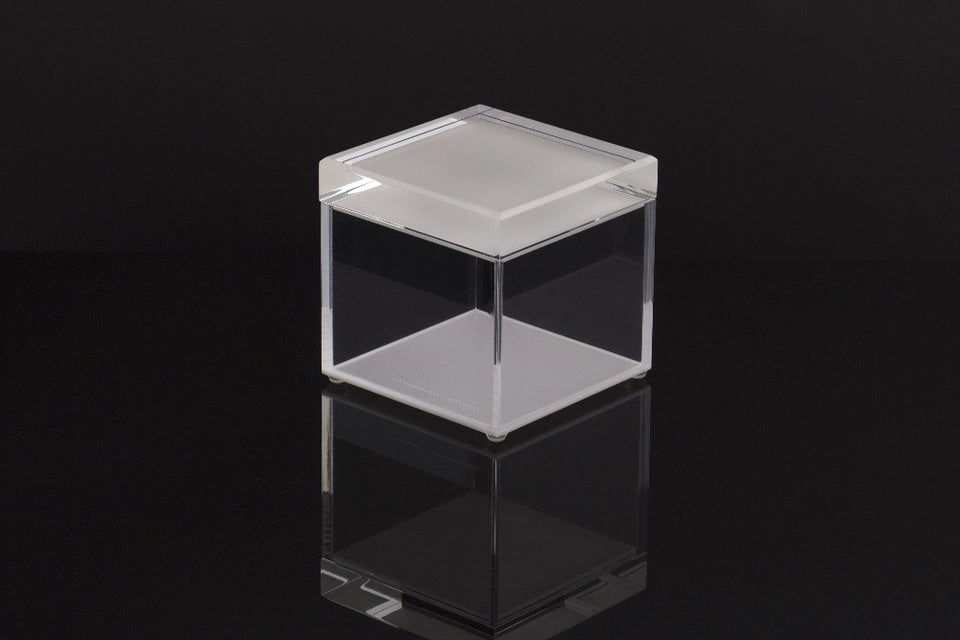 Cubic Treasure Box in White