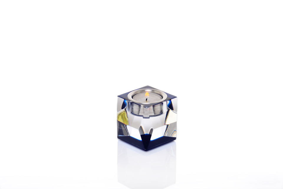 Candleholder in Sapphire