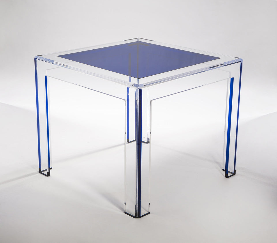 Gambler Card Table in Sapphire