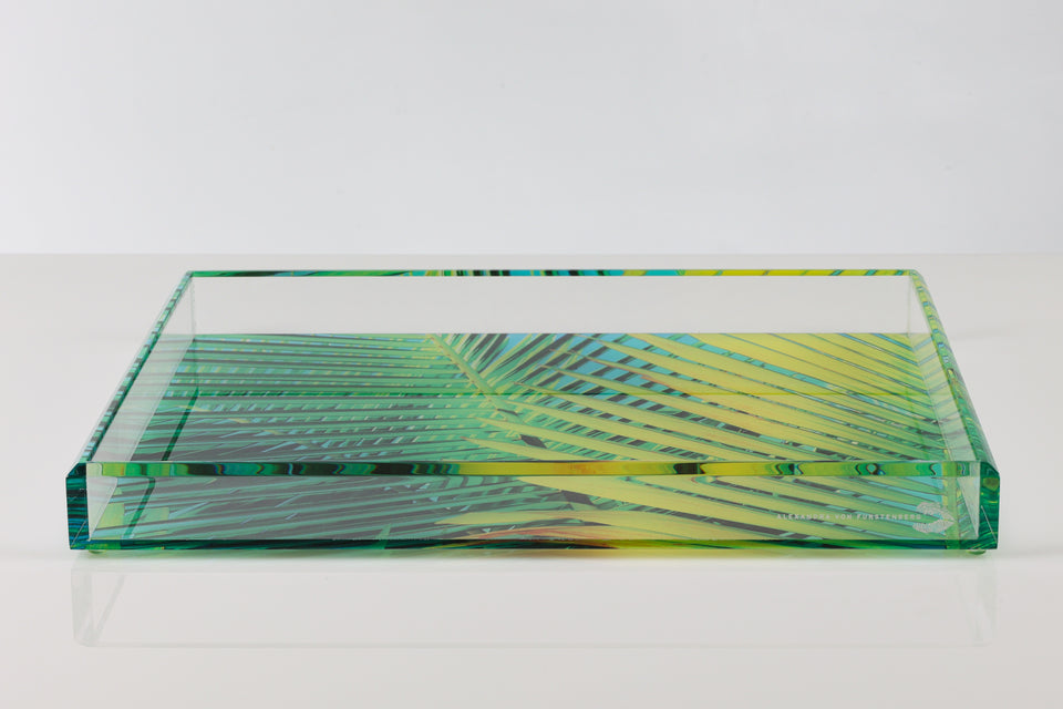 Tray in Palm Print Medium