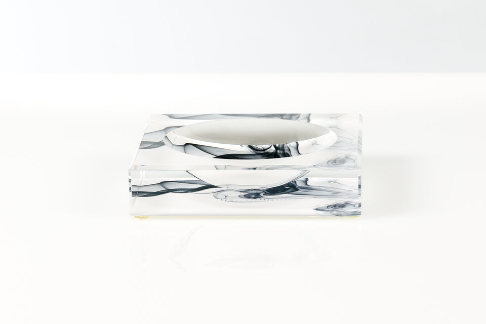 Candy Bowl Petite Black Smoke Print