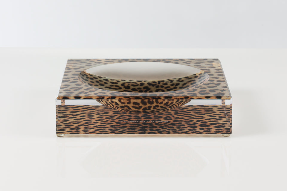 Candy Bowl Large in Leopard Print