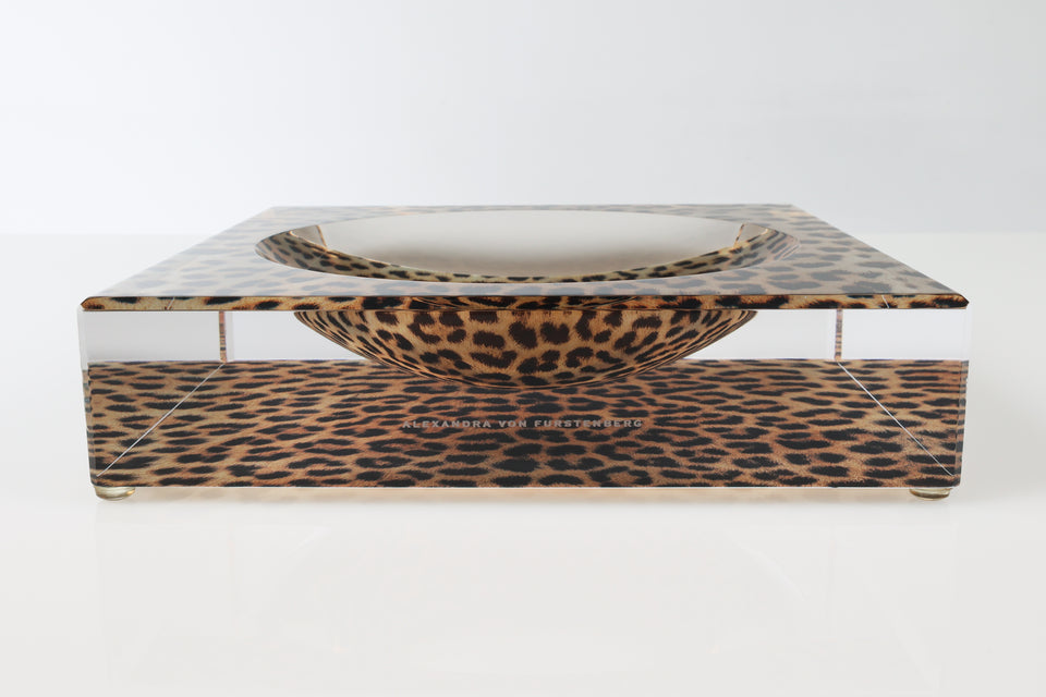 Candy Bowl Large in Leopard Print