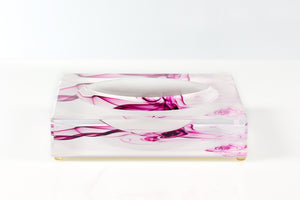 Candy Bowl Large in Magenta Smoke Print