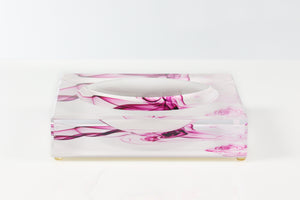 Candy Bowl Large in Magenta Smoke Print
