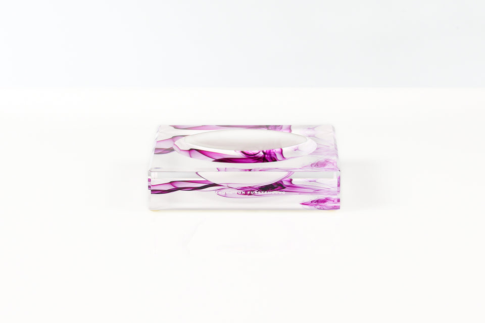 Candy Bowl Petite in Magenta Smoke Print