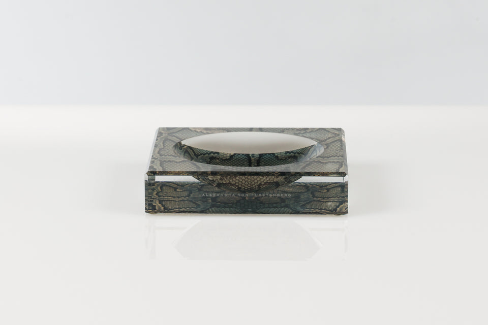 Candy Bowl Petite in Snakeskin Print