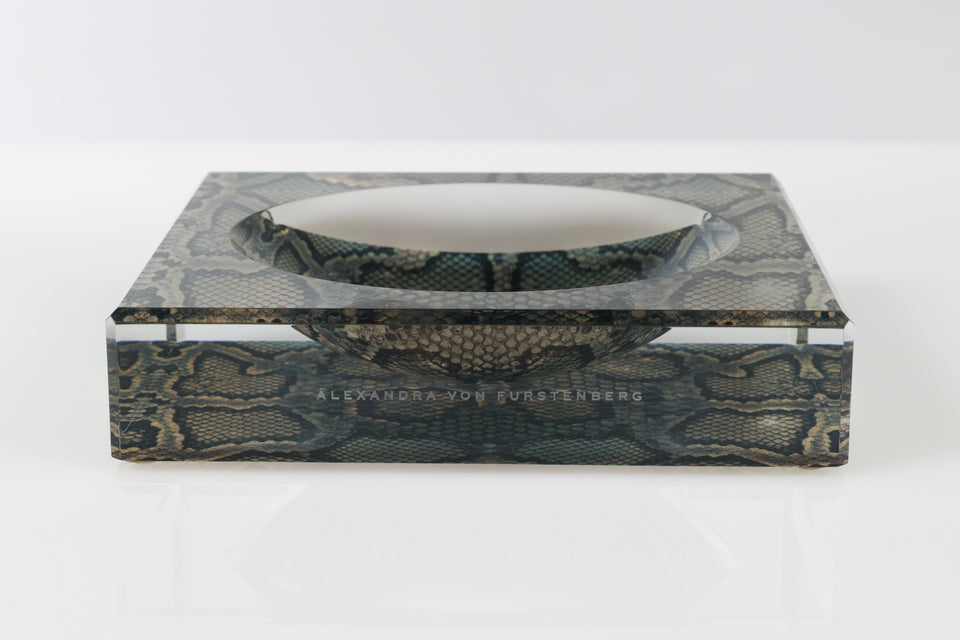 Candy Bowl Petite in Snakeskin Print