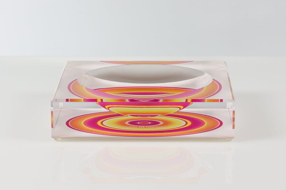 Candy Bowl Large in Sunset Aura Print