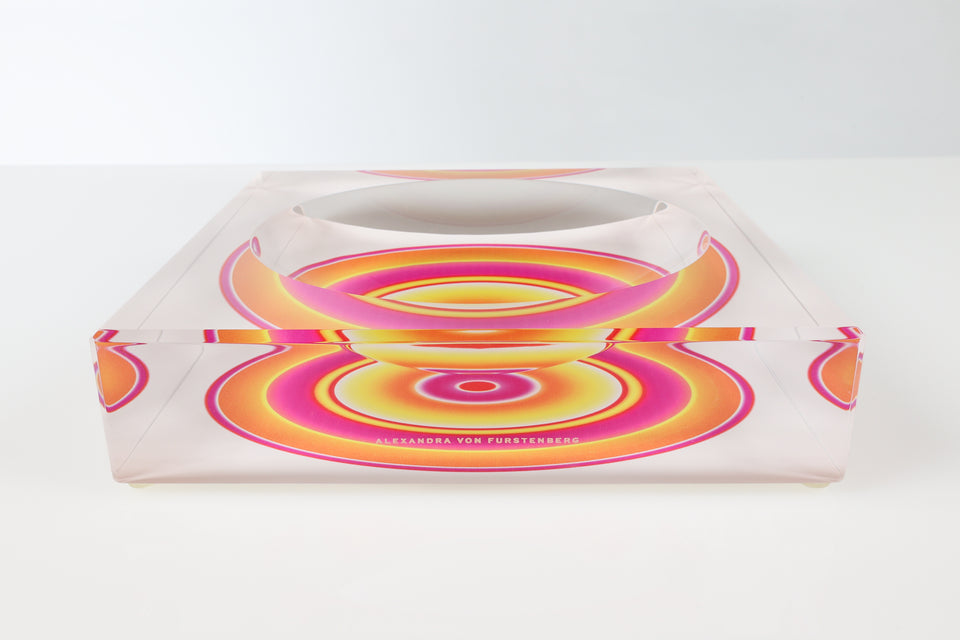 Candy Bowl Large in Sunset Aura Print