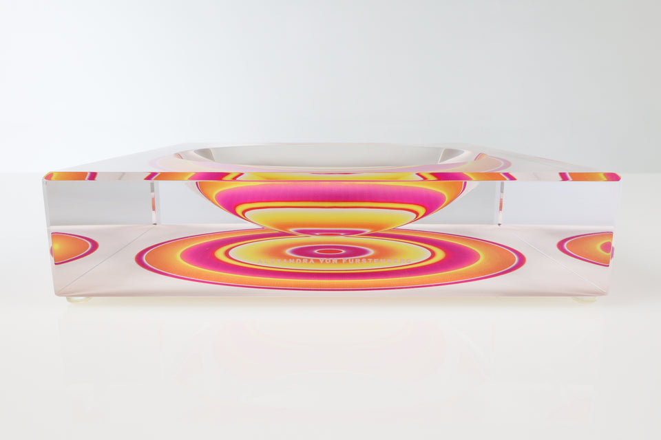 Candy Bowl Large in Sunset Aura Print