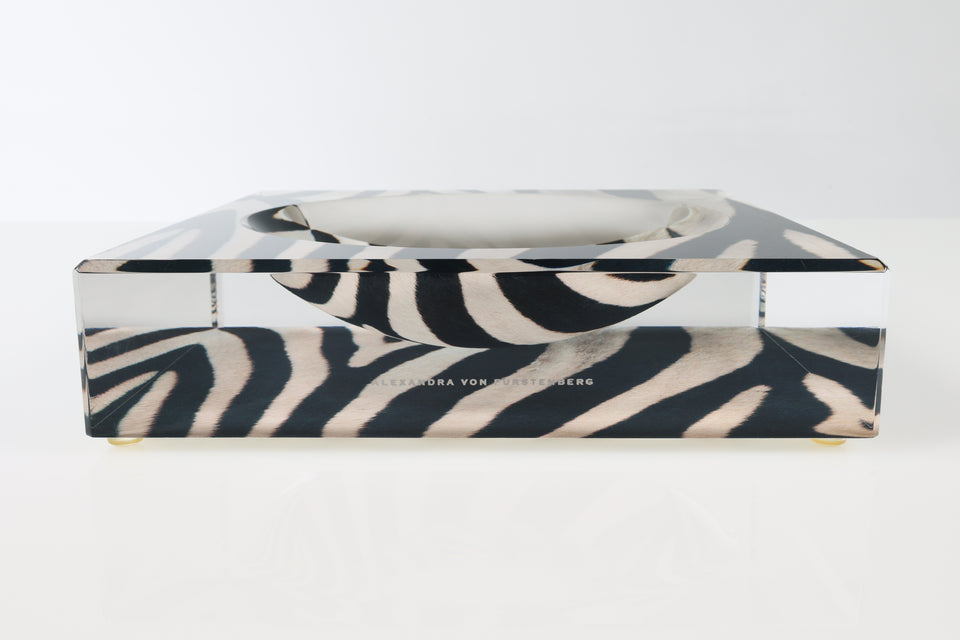 Candy Bowl Large in Zebra Print