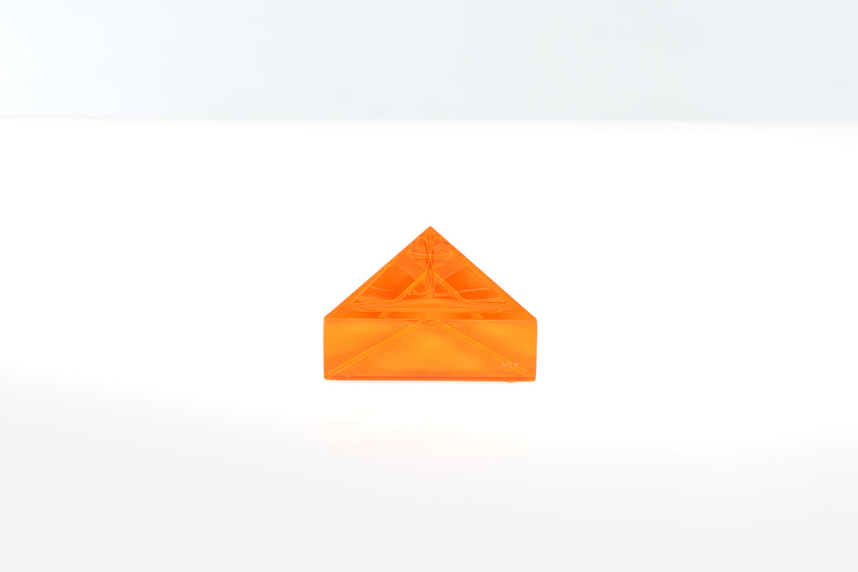 Delta Dish Mini in Orange