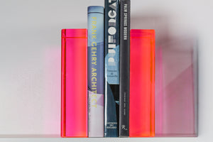 Chapter Bookends in Pink