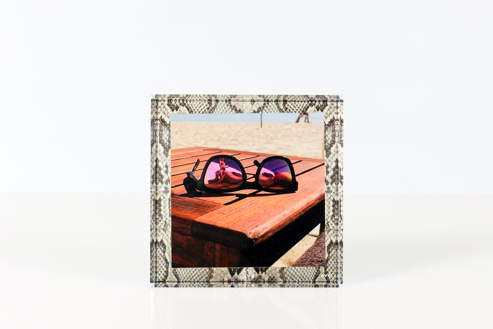 Snap Frame in Snakeskin in 5x5