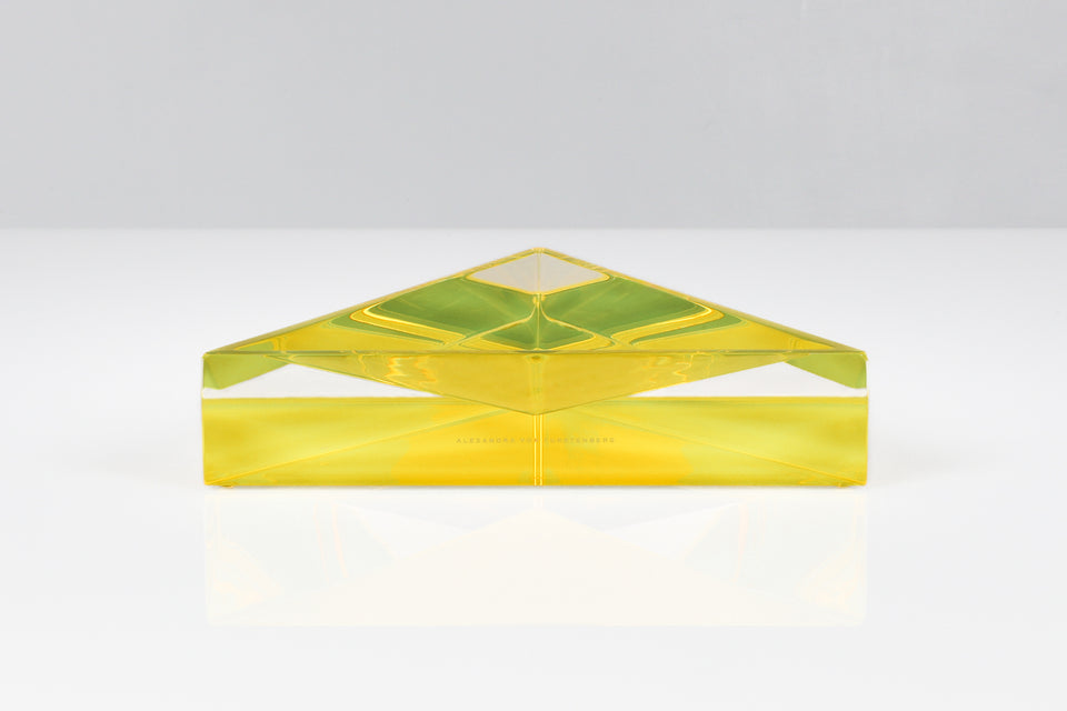 Delta Dish Large in Yellow