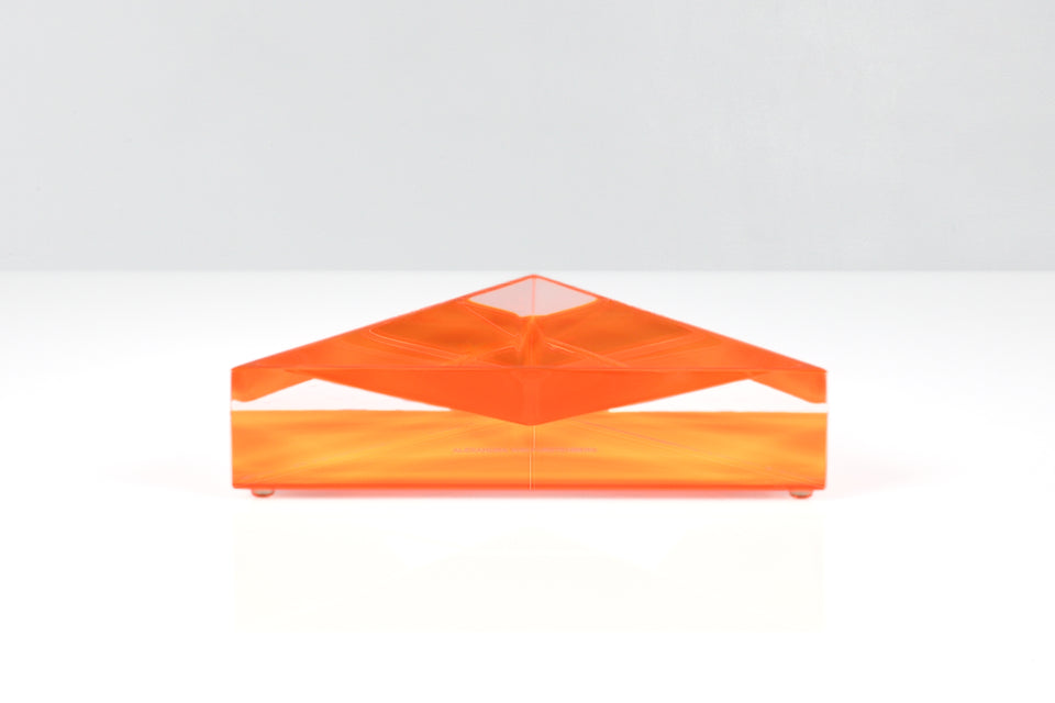 Delta Dish Large in Orange