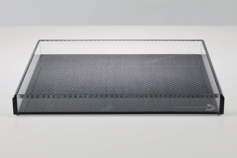 Tray in Carbon Fiber Print Medium