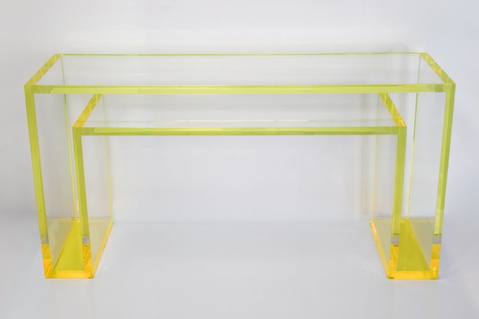 Brilliant Console Table in Yellow