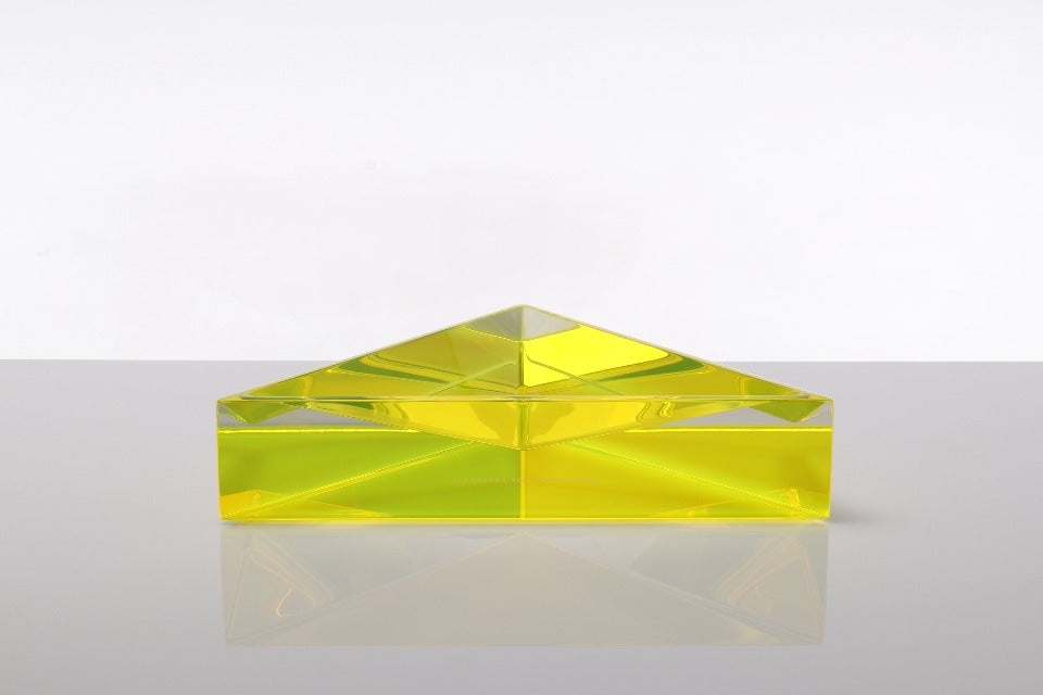 Delta Dish Large in Yellow