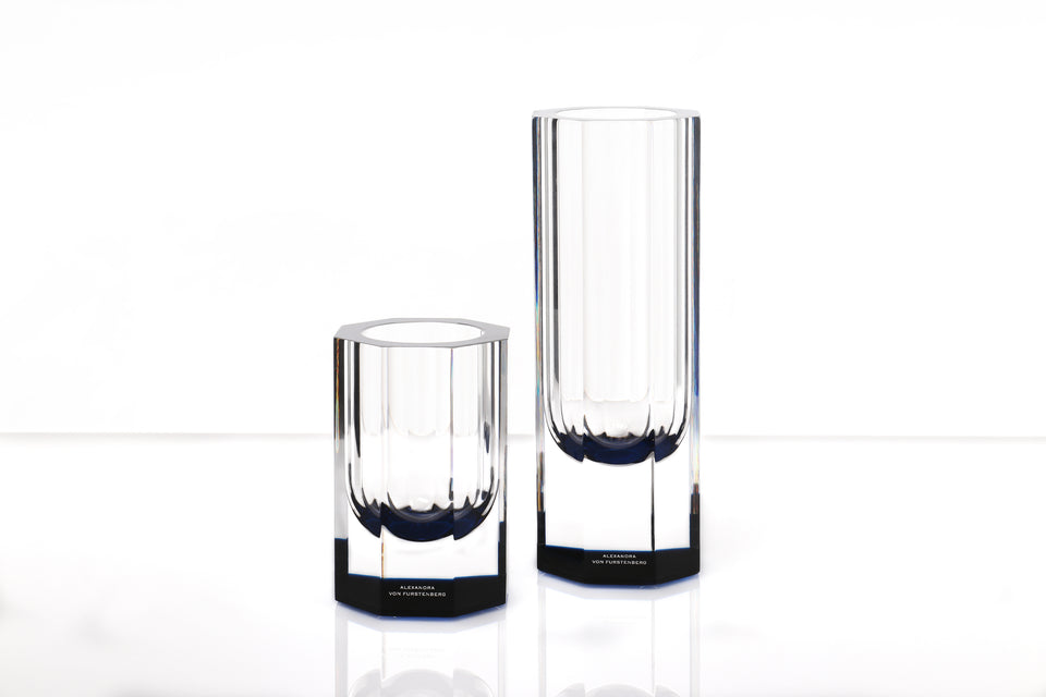 Bolt Vase in Sapphire