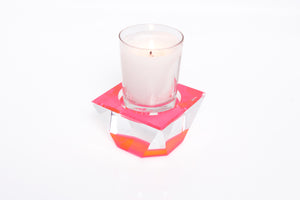 Candle Pedestal in Pink
