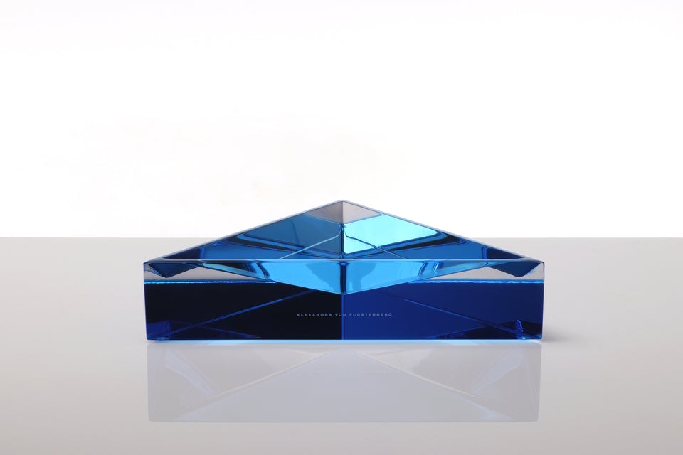 Delta Dish Large in Lagoon