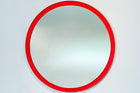 Round Mirror in Red