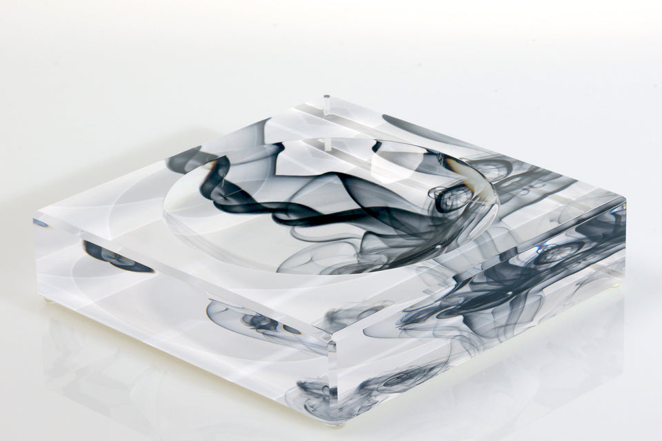 Candy Bowl Large Black Smoke Print