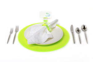 Round Placemat Set of 4 in Green