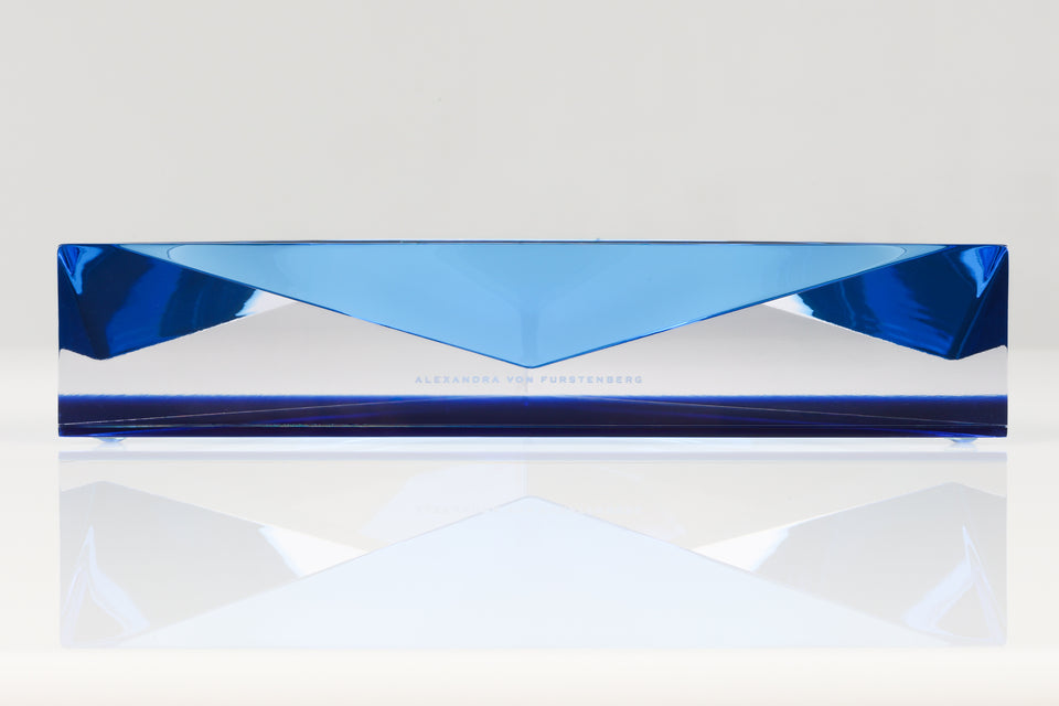 Delta Dish Large in Lagoon