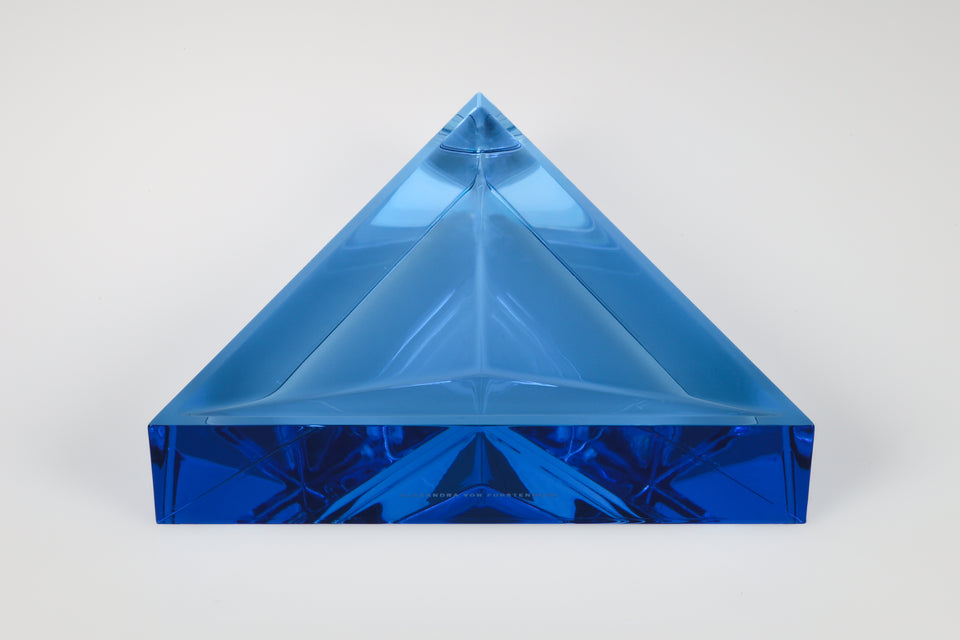 Delta Dish Large in Lagoon