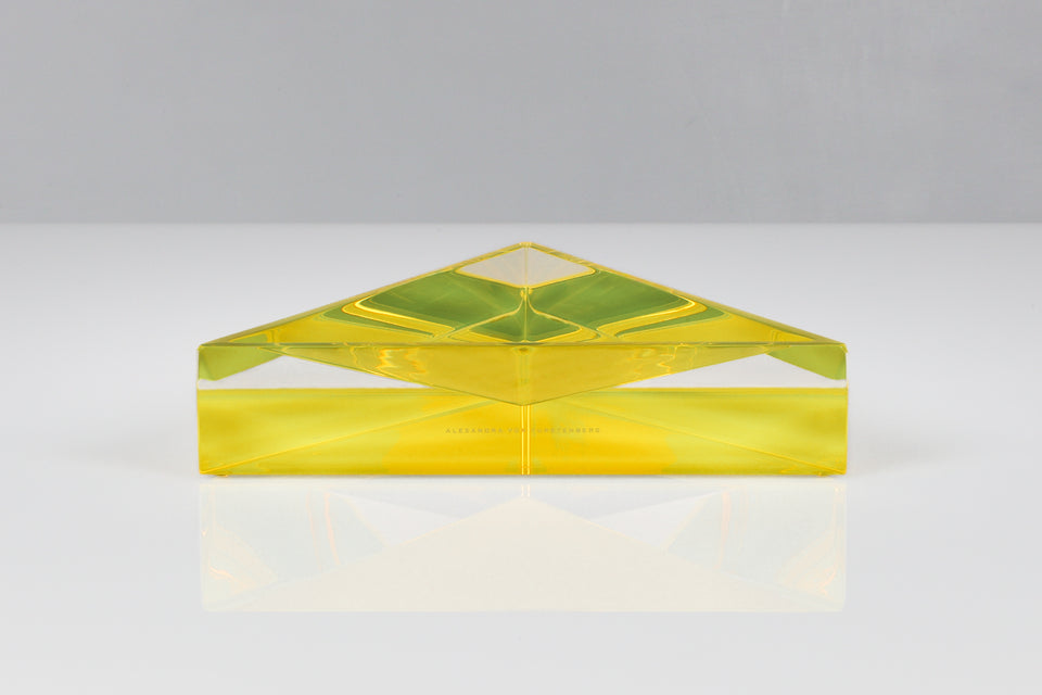 Delta Dish Large in Yellow