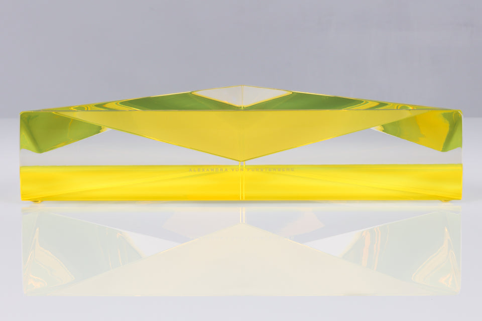 Delta Dish Large in Yellow