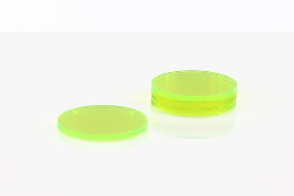 Round Coaster Set in Green