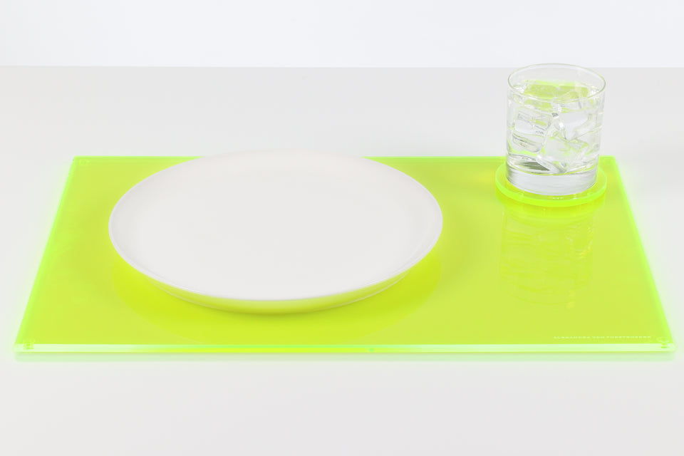 Round Coaster Set in Green