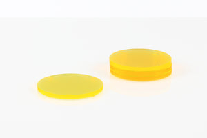 Round Coaster Set in Yellow