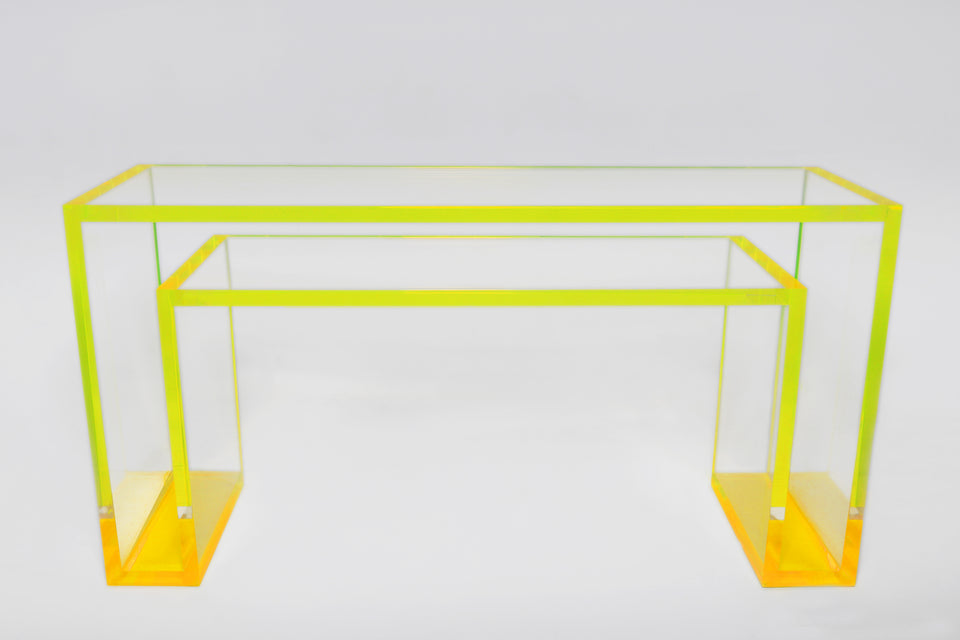 Brilliant Console Table in Yellow