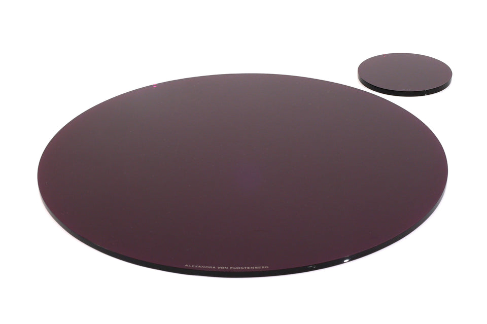 Round Placemat Set of 4 in Amethyst