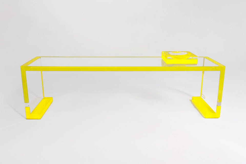 Malibu Console Table in Yellow