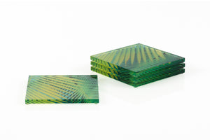Coaster Set in Palm Print