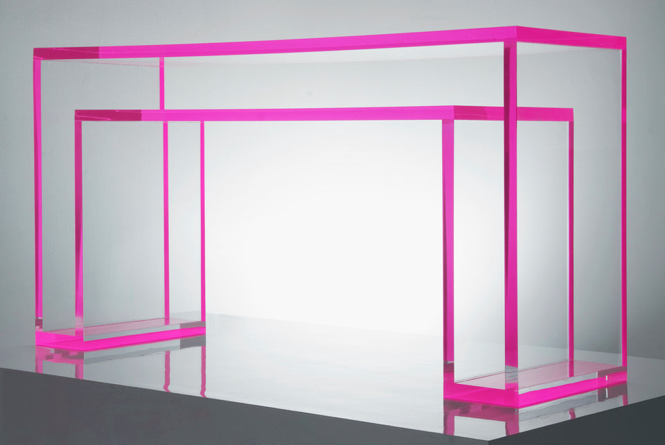 Brilliant Console Table in Pink