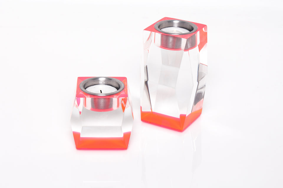 Candleholder in Pink