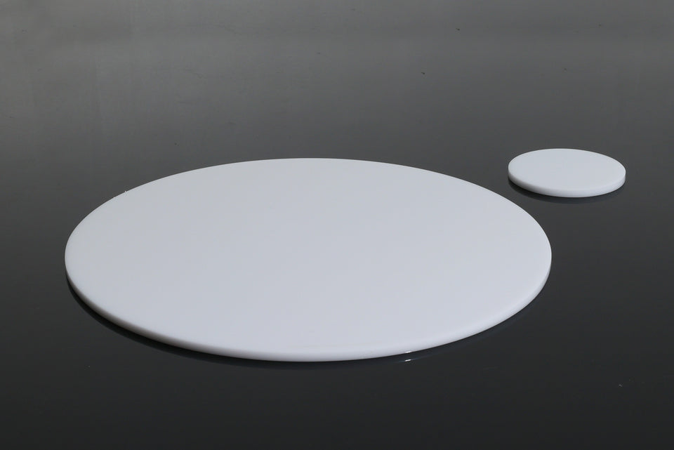 Round Coaster Set in White