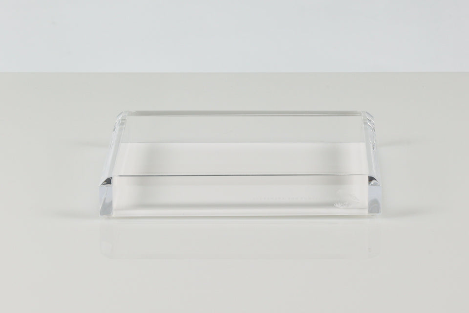 Tray in White Square