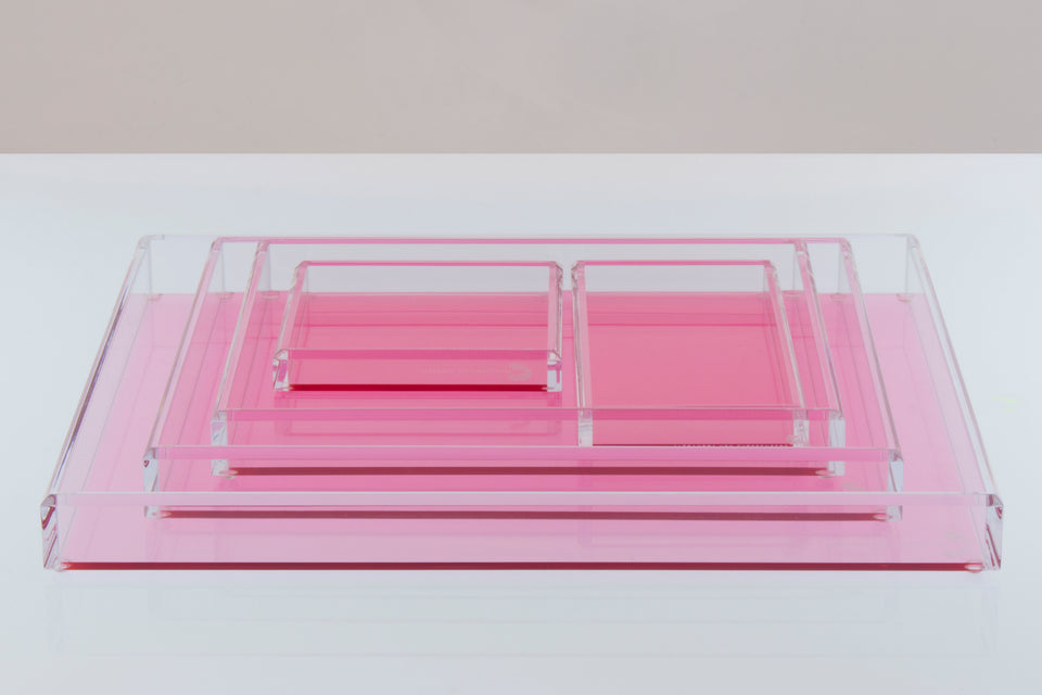 Tray in Rose