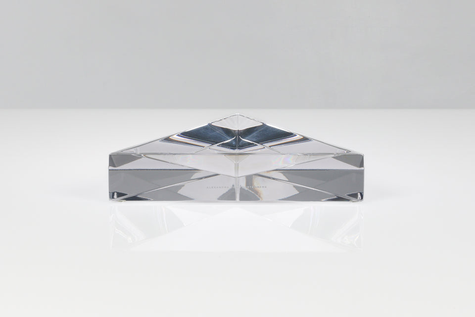 Delta Dish Large in Clear