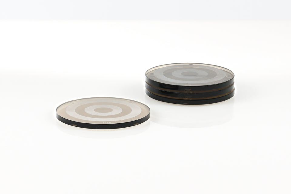 Bullseye Coaster Set in Bronze