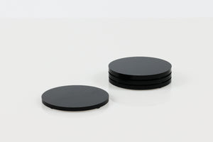 Round Coaster Set in Black